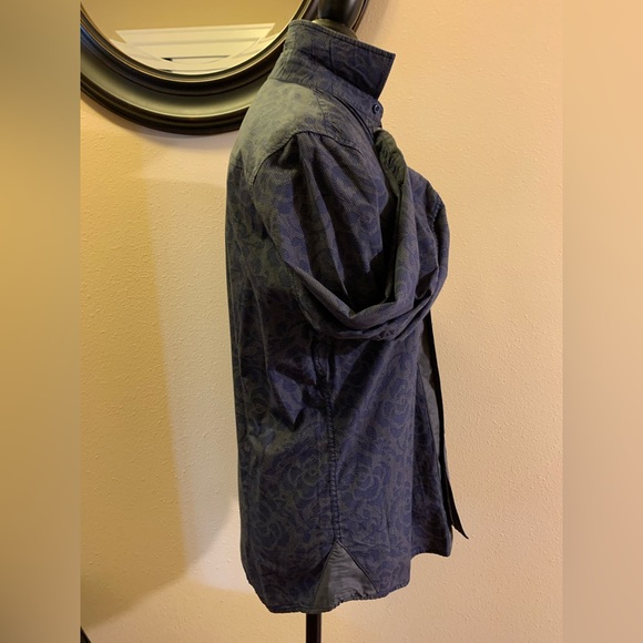 NWT EQUINOX WOVEN LONG SLEEVR BUTTON DOWN SHIRT. SHIRT TAIL HEM, - Picture 7 of 11